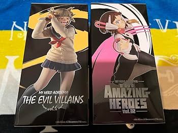 ヒロアカ 原画展 アクリルMEGAフィギュア スタンド トガヒミコ お茶子