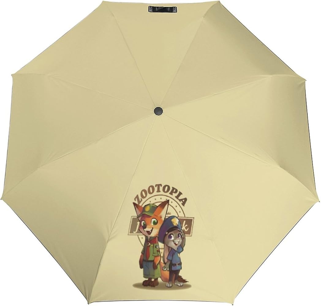 Amazon | ズートピア ジュディ ニック 人気 日傘 雨傘 兼用 8本骨 自動