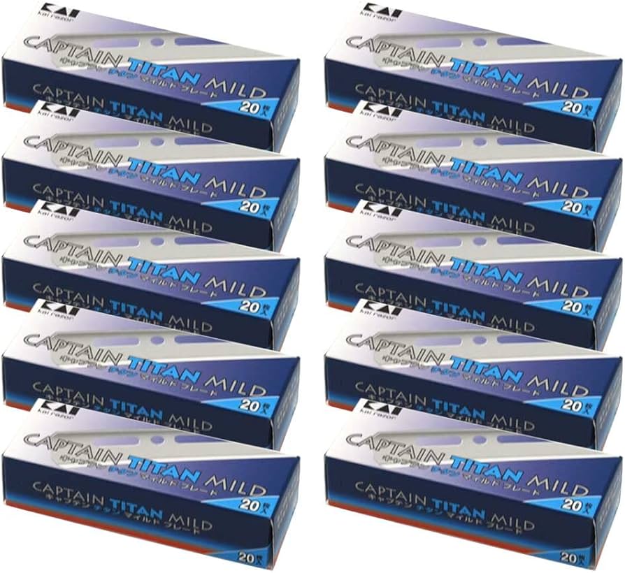 Amazon.co.jp: 【貝印カミソリ】 業務用 カイキャプテン チタン