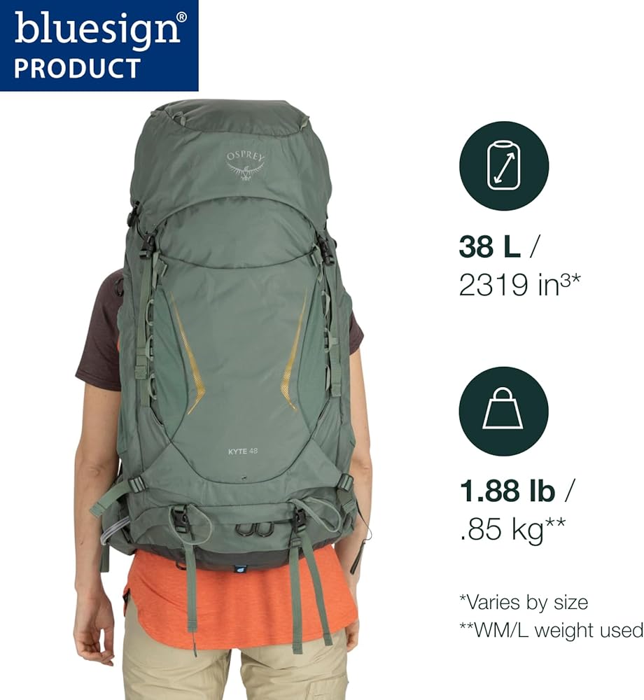Amazon.com : Osprey Kyte 38L Women's Backpacking Backpack with