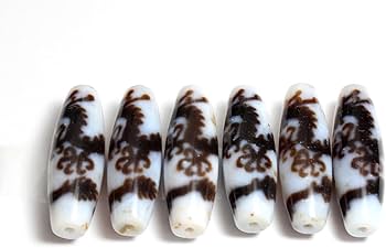 Amazon.co.jp: チベット 天珠 皇帝龍天珠 五本爪龍天珠 龍神天珠 白