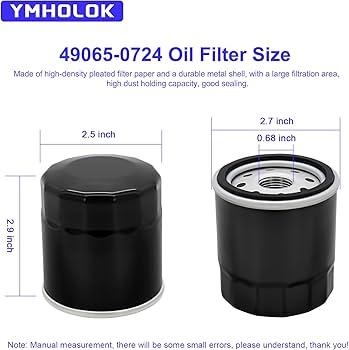 Amazon.com : 49065-0724 AM107423 Oil Filter Fit for kawasaki