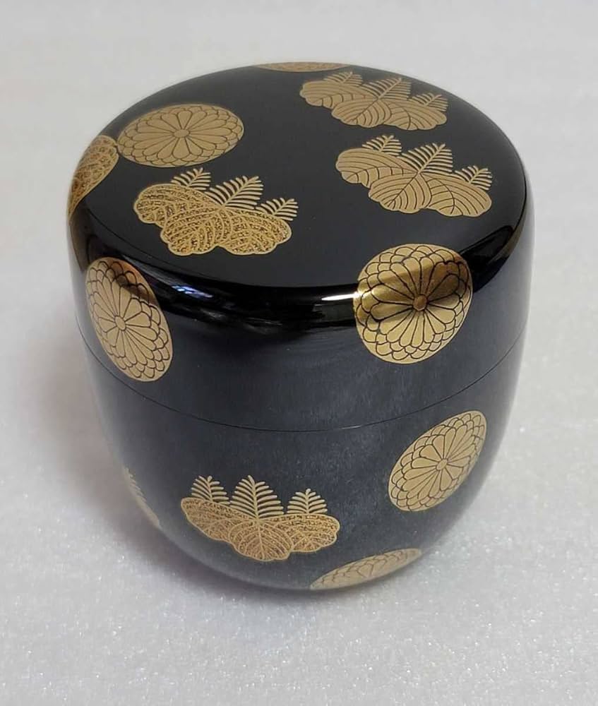 Amazon.co.jp: 輪島塗 若島孝雄 菊桐 棗 茶道具 : ホーム＆キッチン