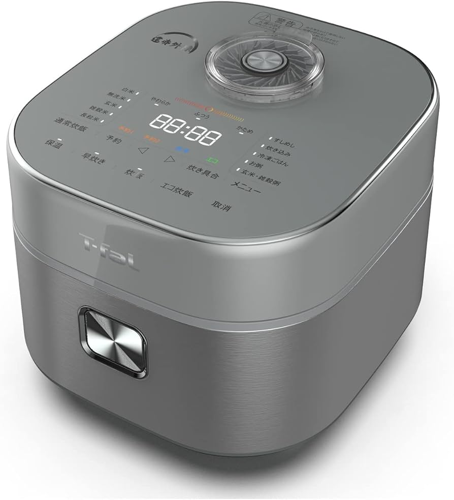 まつぼっくり 美品♡T-fal 炊飯器 5.5合炊きブラックRK8808J