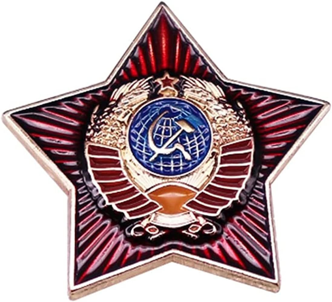 Amazon | ソビエトロシア軍 レッドスターピンバッジ ソ連ピン ロシア