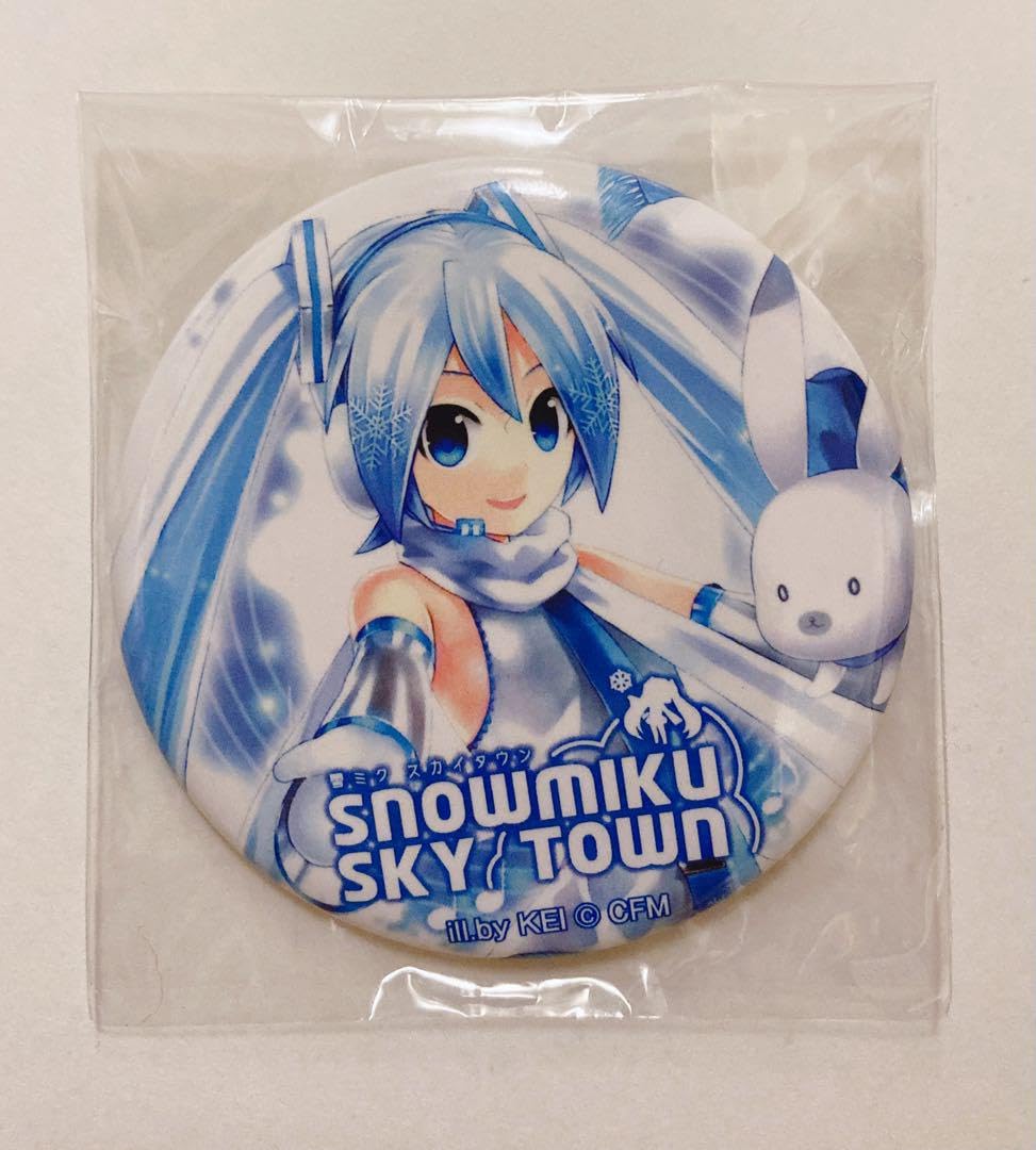 缶バッジ 雪ミクスカイタウン 初音ミク メイコ カイト 雪ミクスカイ