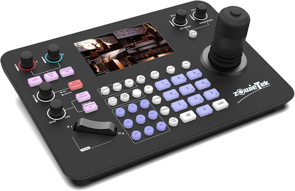 Amazon.com: Zowietek PTZ Controller 7D Joystick Keyboard, ZowieKBD