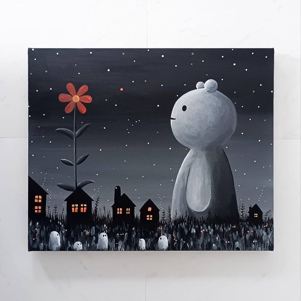 ✿月野乃亜 原画 2024年P20／727×530mm 現代アート 241024