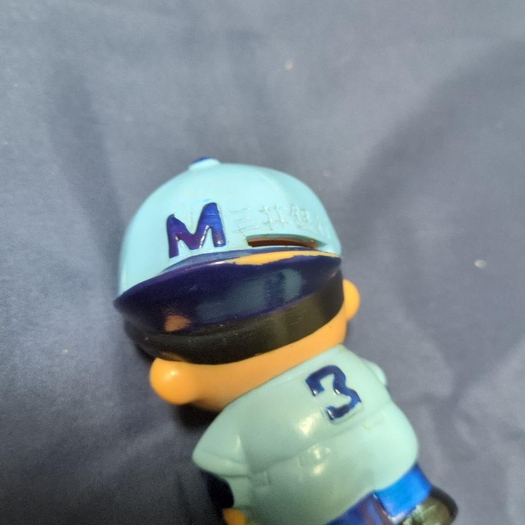 希少！三井銀行カウンター野球坊や貯金箱｜