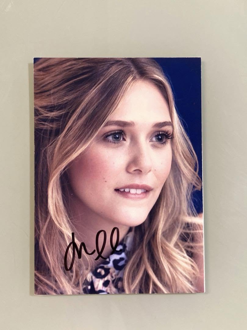 Elizabeth Olsen エリザベス オルセン 直筆サイン写真 PSA認証