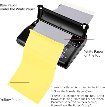 Amazon | ATOMUSタトゥーコピー機 タトゥー転写機タトゥー複写機