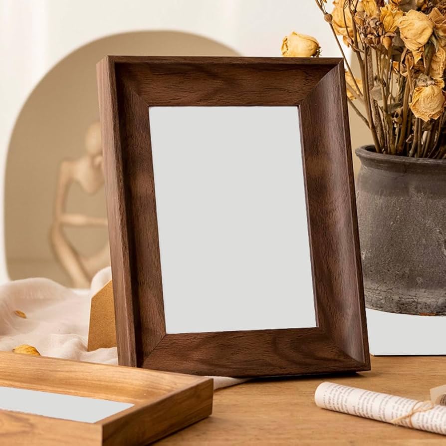 Amazon.co.jp: [LSDZW] ポストカードフレーム 木目 ブラウン ポスト