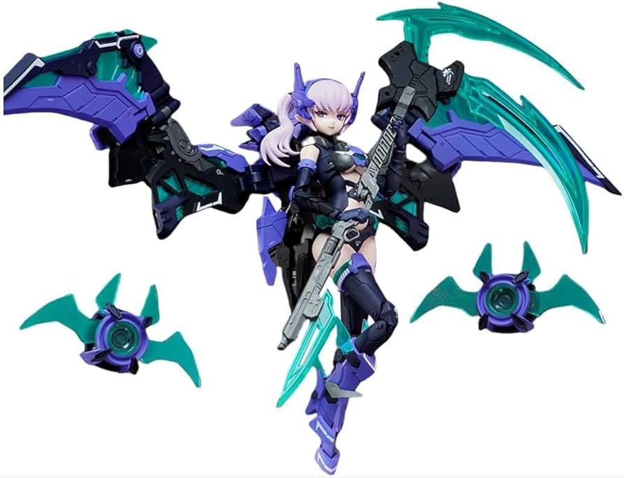 Amazon | 「AC」核能矩阵 Nuke Matrix コウモリ娘 バット機甲少女 1/12