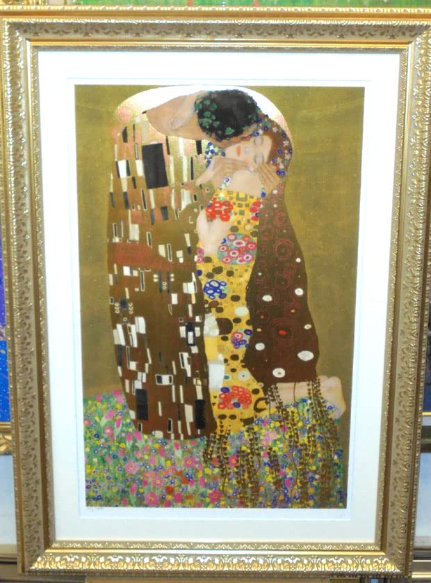 クリムト「接吻」97/499 リトグラフ約91×60 ㎝ グスタフ・クリムト