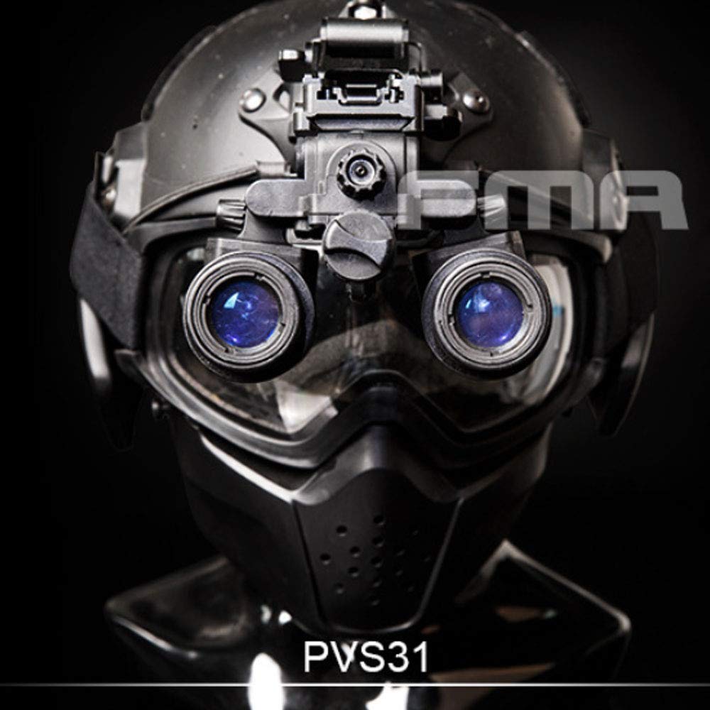 Amazon.co.jp: FMAタクティカルエアソフトAN / PVS31ヘルメットダミー