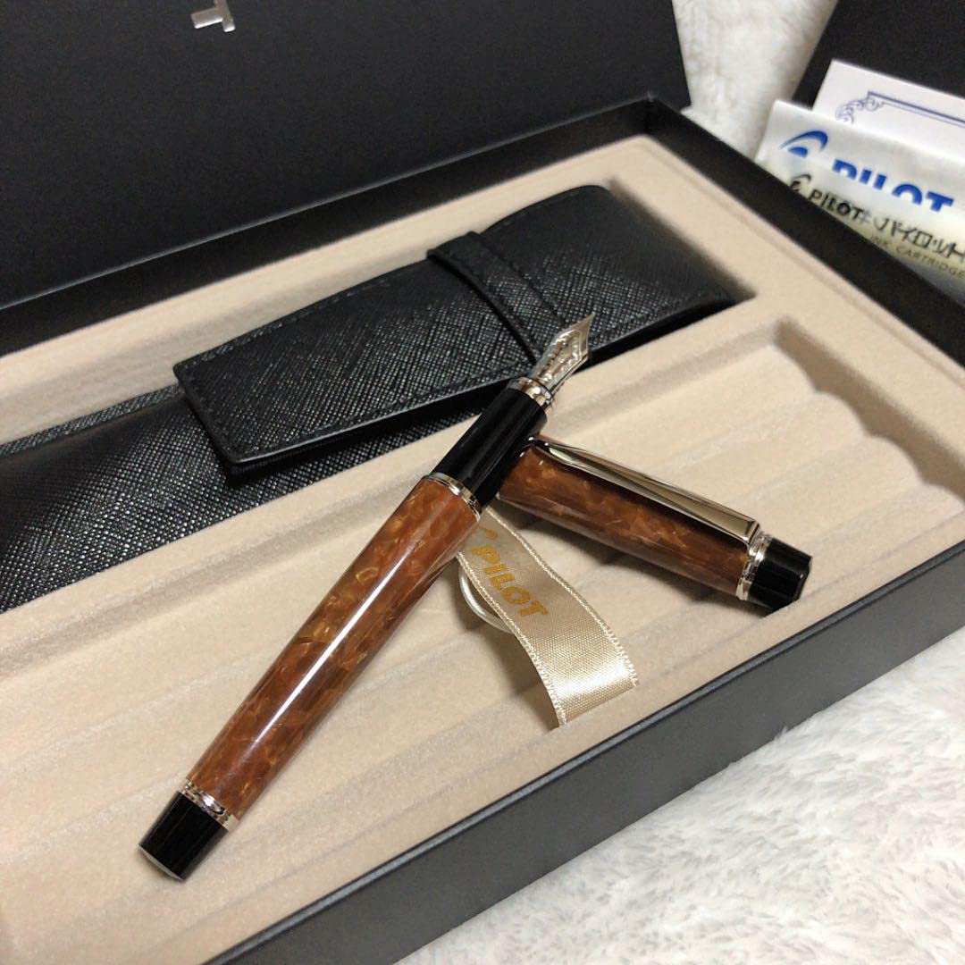 PILOT LEGANCE 89s Brown 万年筆字幅F