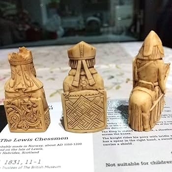 Amazon | ??超 品 海洋堂 イギリス大英博物館蔵 ルイス島のチェス駒 1