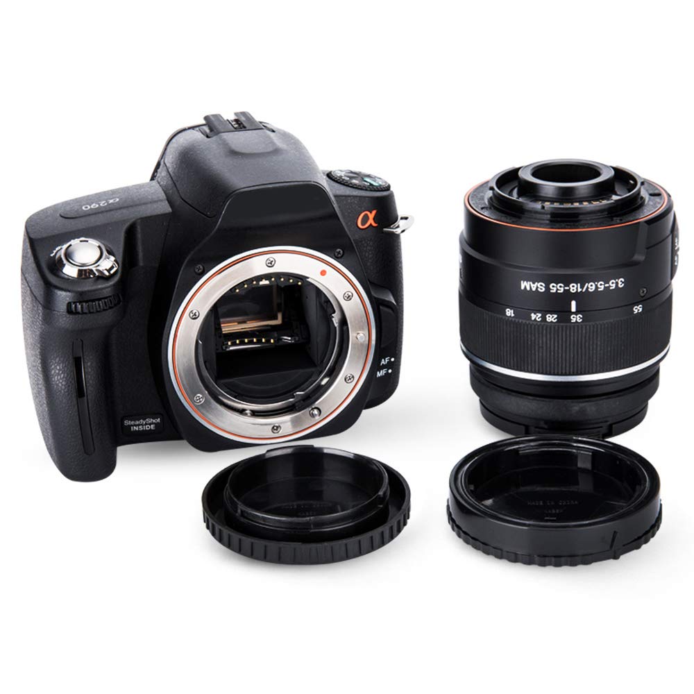 Amazon.com : JJC 2-Pack Body Cap and Rear Lens Cover Kit for Sony