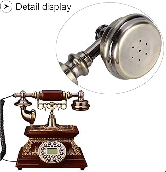 Amazon | レトロ電話機 アンティーク電話機 有線電話 ヨーロッパ風