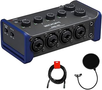Amazon.com: Zoom AMS-44 4x4 USB-C Audio Interface for Music and