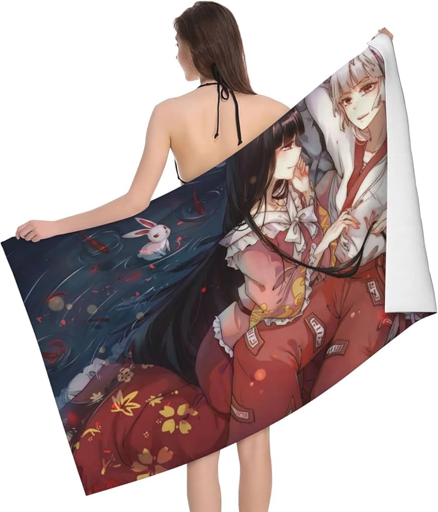 Amazon｜東方 藤原 妹紅（ふじわら の もこう） バスタオル 大判