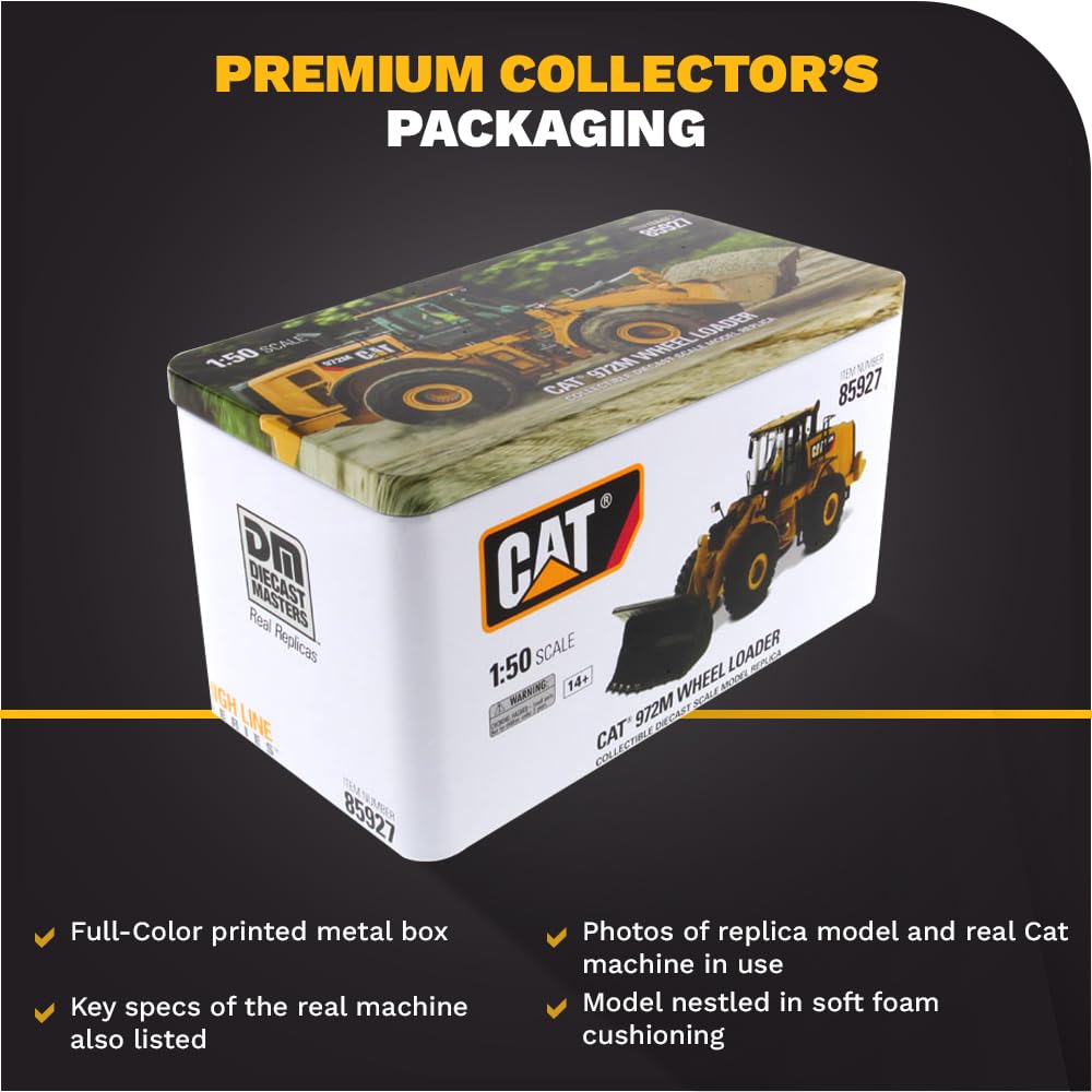 Amazon.com: Diecast Masters 1:50 Caterpillar 966M Wheel Loader