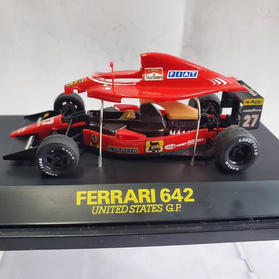 Amazon | ROSSO ロッソ 1/43 Ferrari F642 CAR No. 27 UNITED STATES