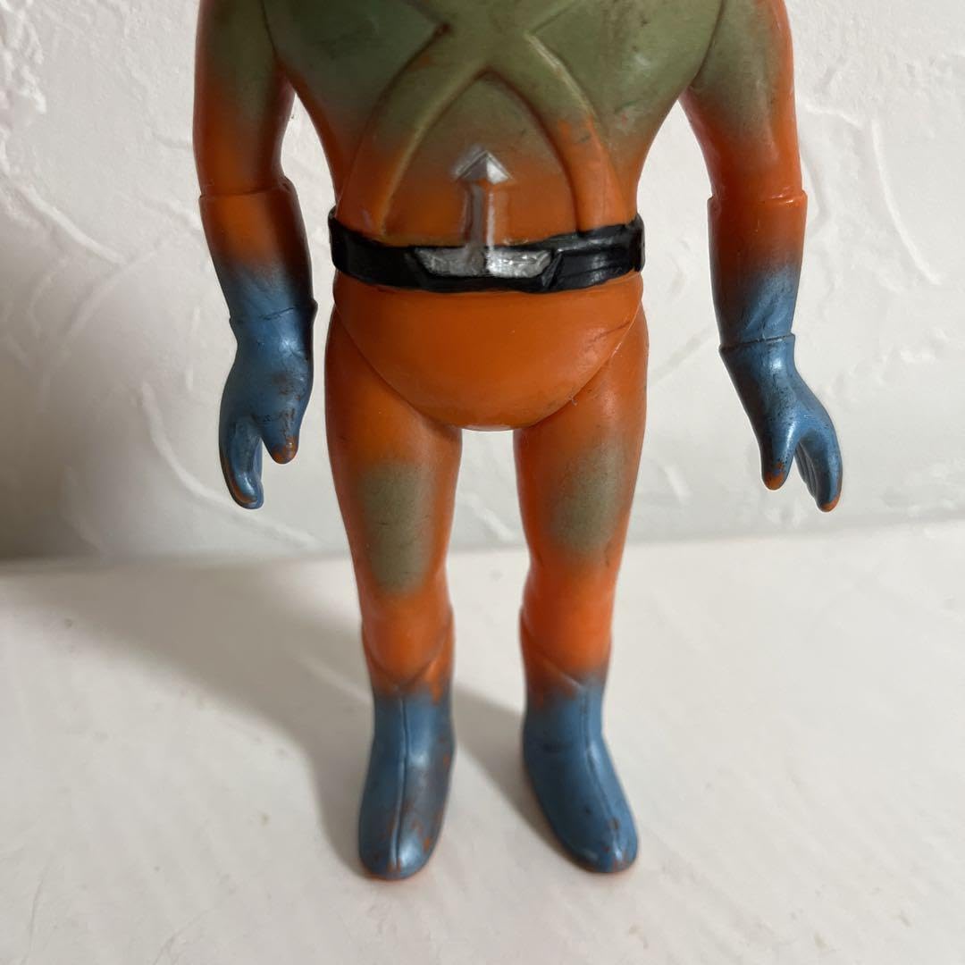 ⚠️昭和レトロ・貴重レインボーマン火の化身万年社ミドルサイズ当時物