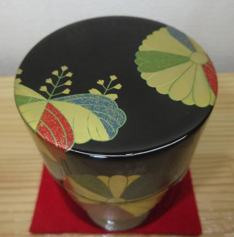 茶道具 真塗 中次 棗