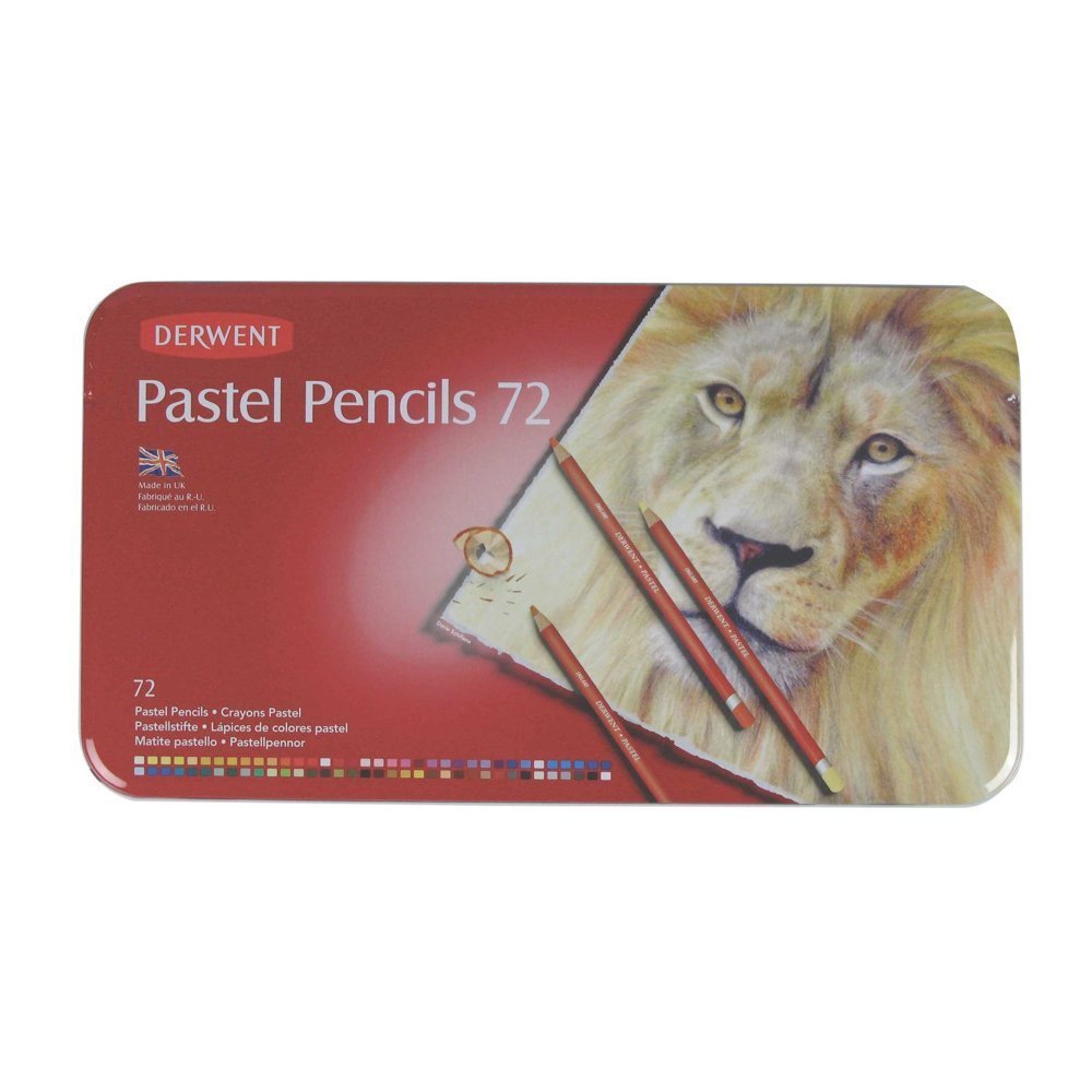 Amazon.com: Derwent 72 Pastel Pencil Metal Tin Set