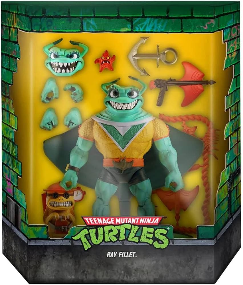 Amazon.com: Super7 ULTIMATES! Teenage Mutant Ninja Turtles Ray