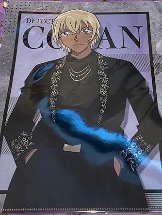 名探偵コナン 黒鉄の魚影 場面写 スクエア缶バッジ 安室透 バーボン 降