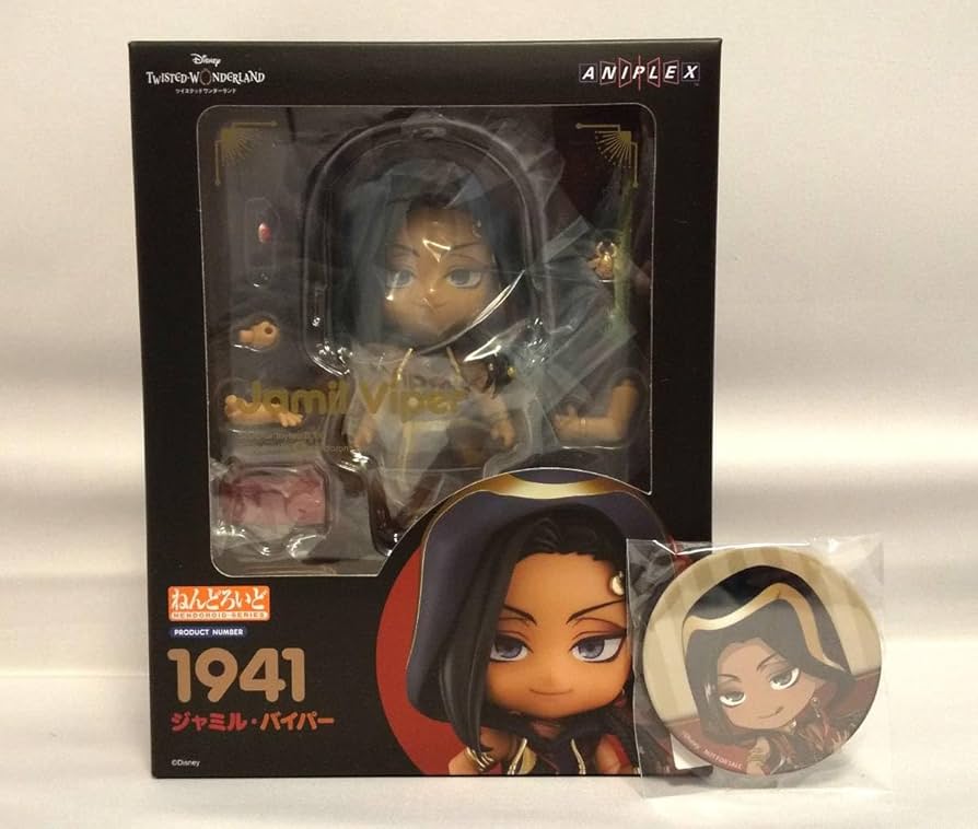 未開封】ねんどろいど ジャミル ツイステ 缶バッジ付