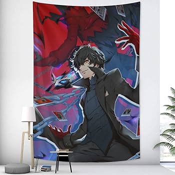 ペルソナ 特大 布ポスター 主人公 ジョーカー ペルソナ5 ザ・ロイヤル