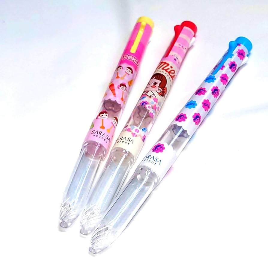 美品】ZEBRA サラサクリップ×不二家 4本セットA Milky ペコちゃん 限定香り