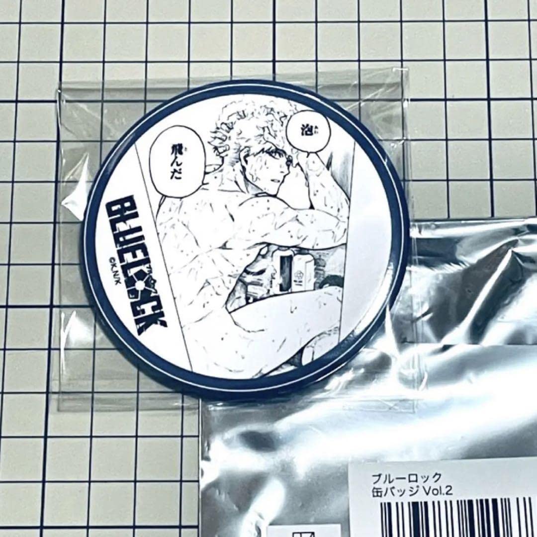 ブルーロック 國神 錬介 dressup ドレスアップ マット缶バッジ 描き