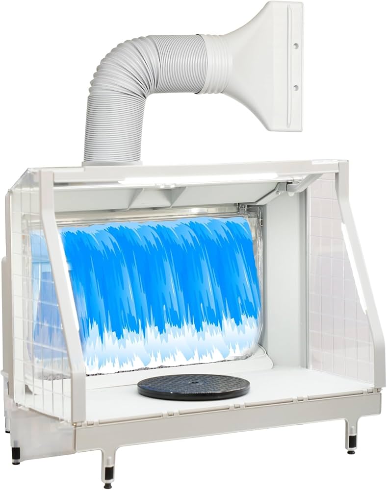 Amazon | Anesty ウォーターブース2段階吸収 ウォーターカーテン塗装