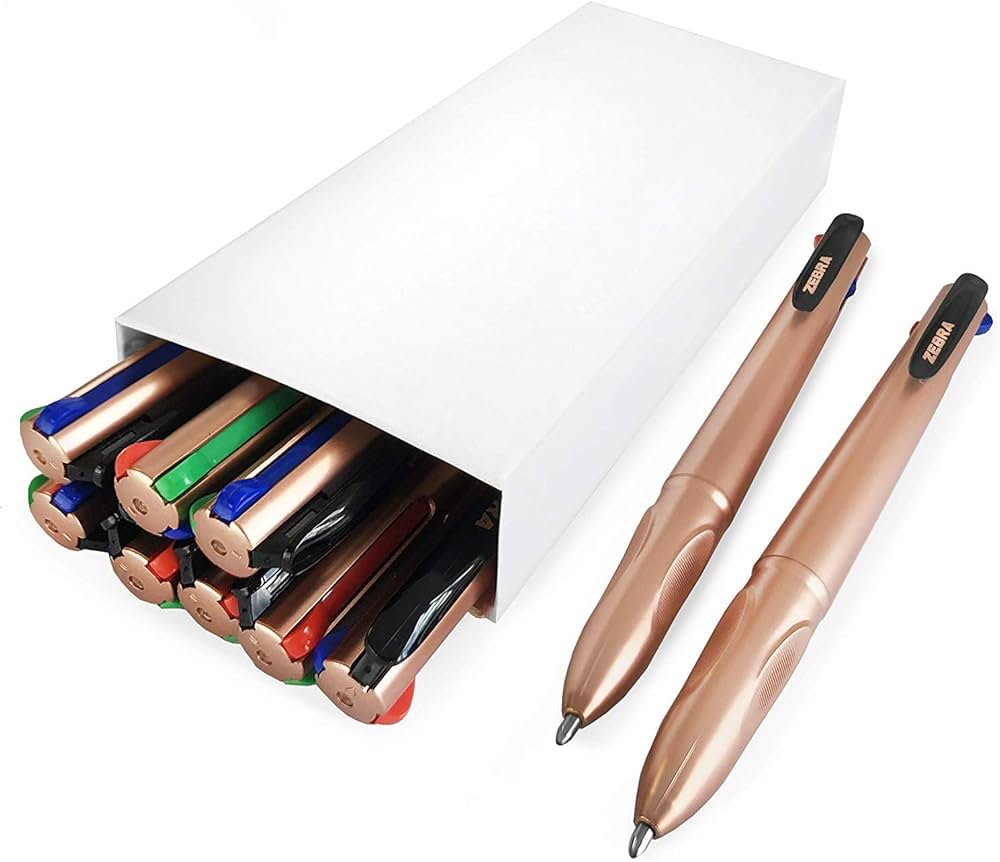 Amazon | Zebra Pen Z-Grip Elegance ノック式ボールペン 中字 1.0mm 4