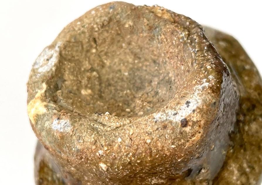 Amazon.co.jp: 陶芸家 作家物 國吉清尚 焼締 ぐい呑 酒器 酒盃 伝説の