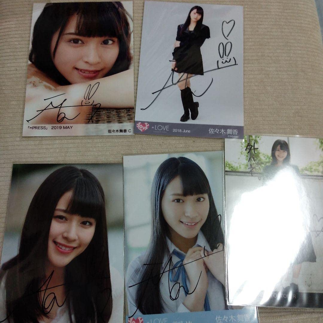 LOVE 佐々木舞香 イコラブ チェキ 直筆 サイン The 5th 抽選会 LOVE