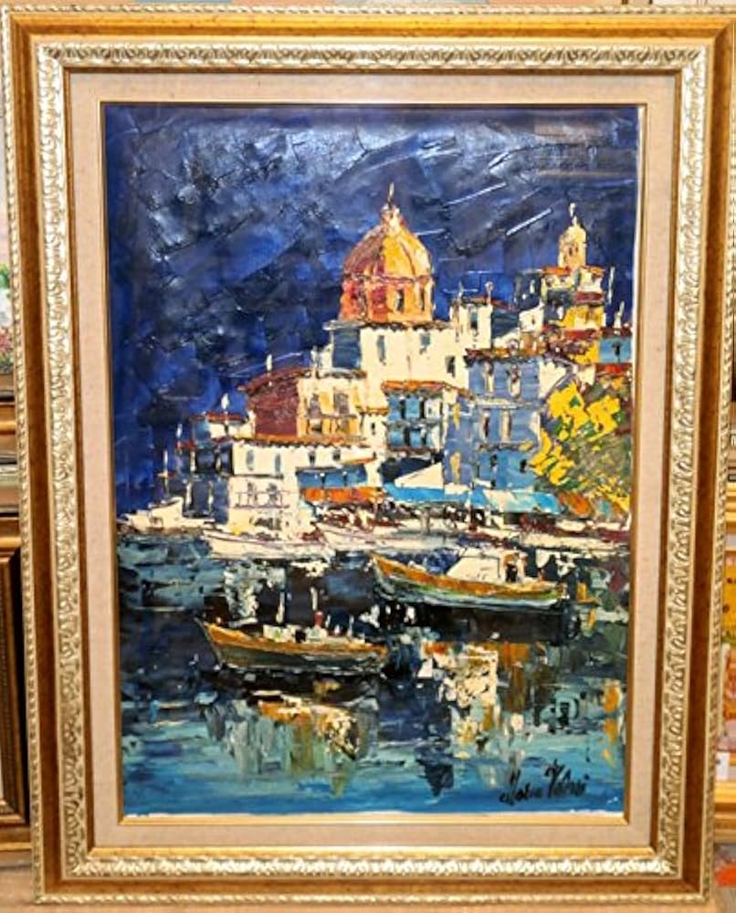 イタリア 風景画 F10 油絵 【公式通販】