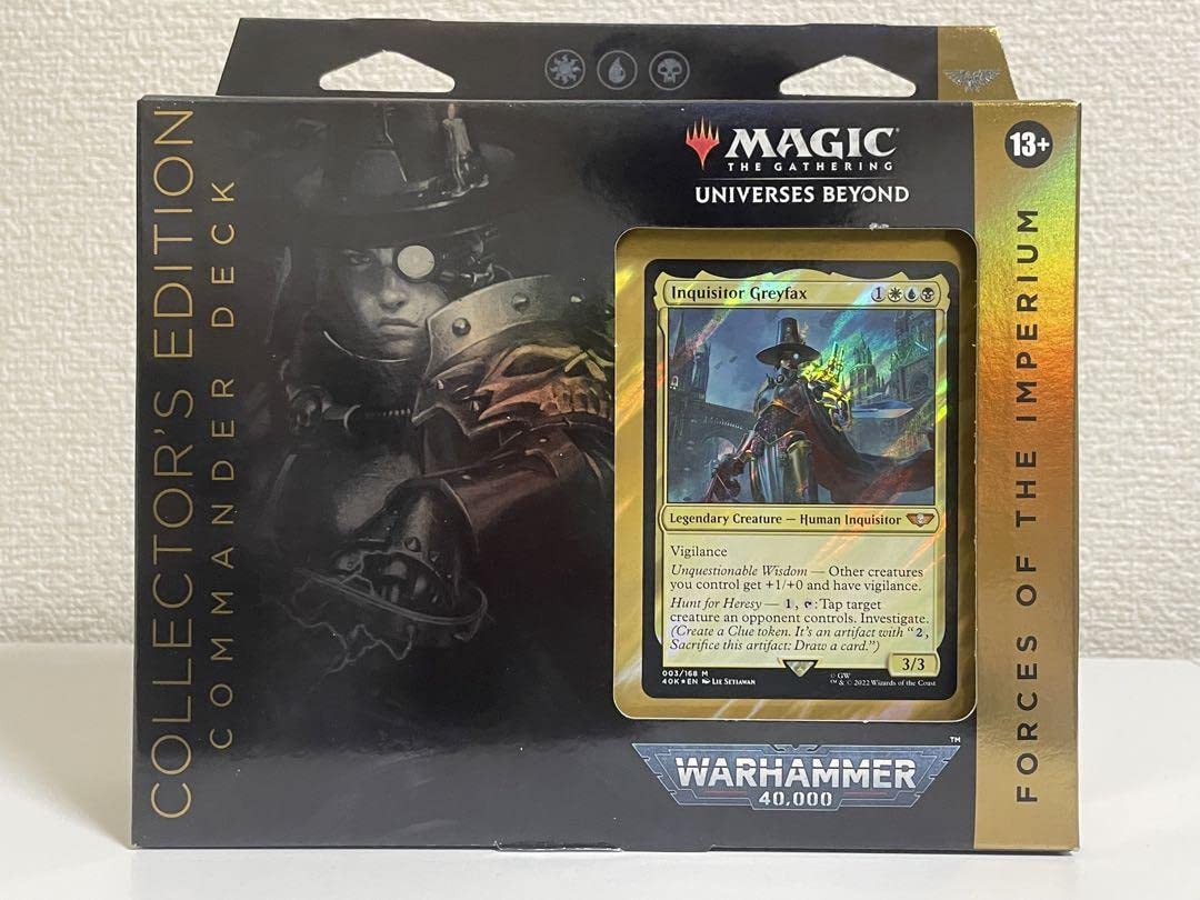 MTG ウォーハンマー 統率者デッキ 帝国の軍勢 コレクターズエディション