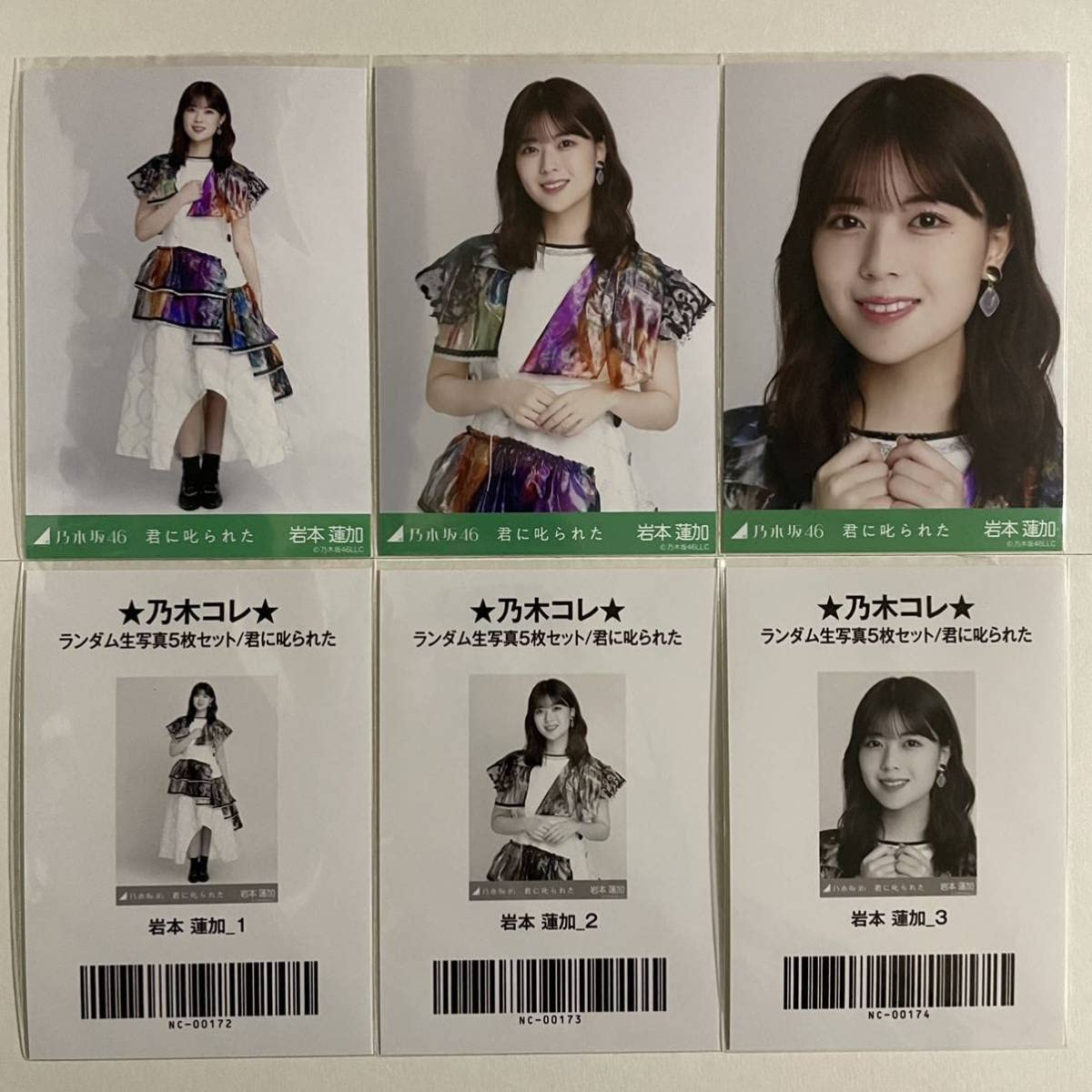 バラ売り不可】乃木坂46 岩本蓮加 生写真 2017年 コンプ バラ売り不可
