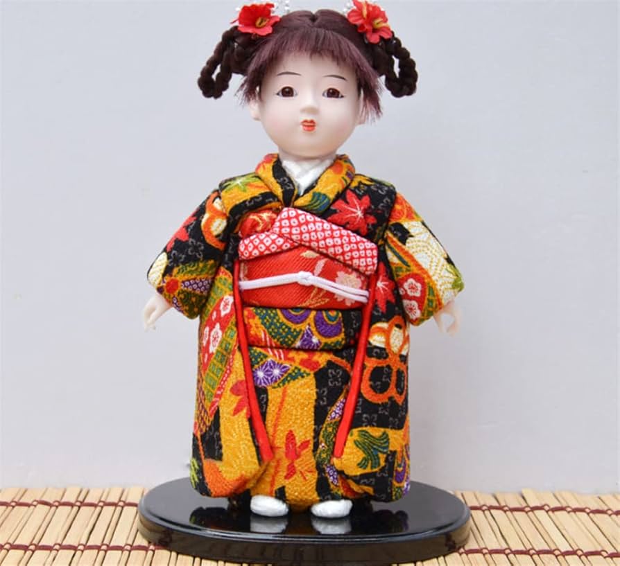 Amazon | 【日本のおみやげ】【日本のお土産】市松人形 日本人形舞踊