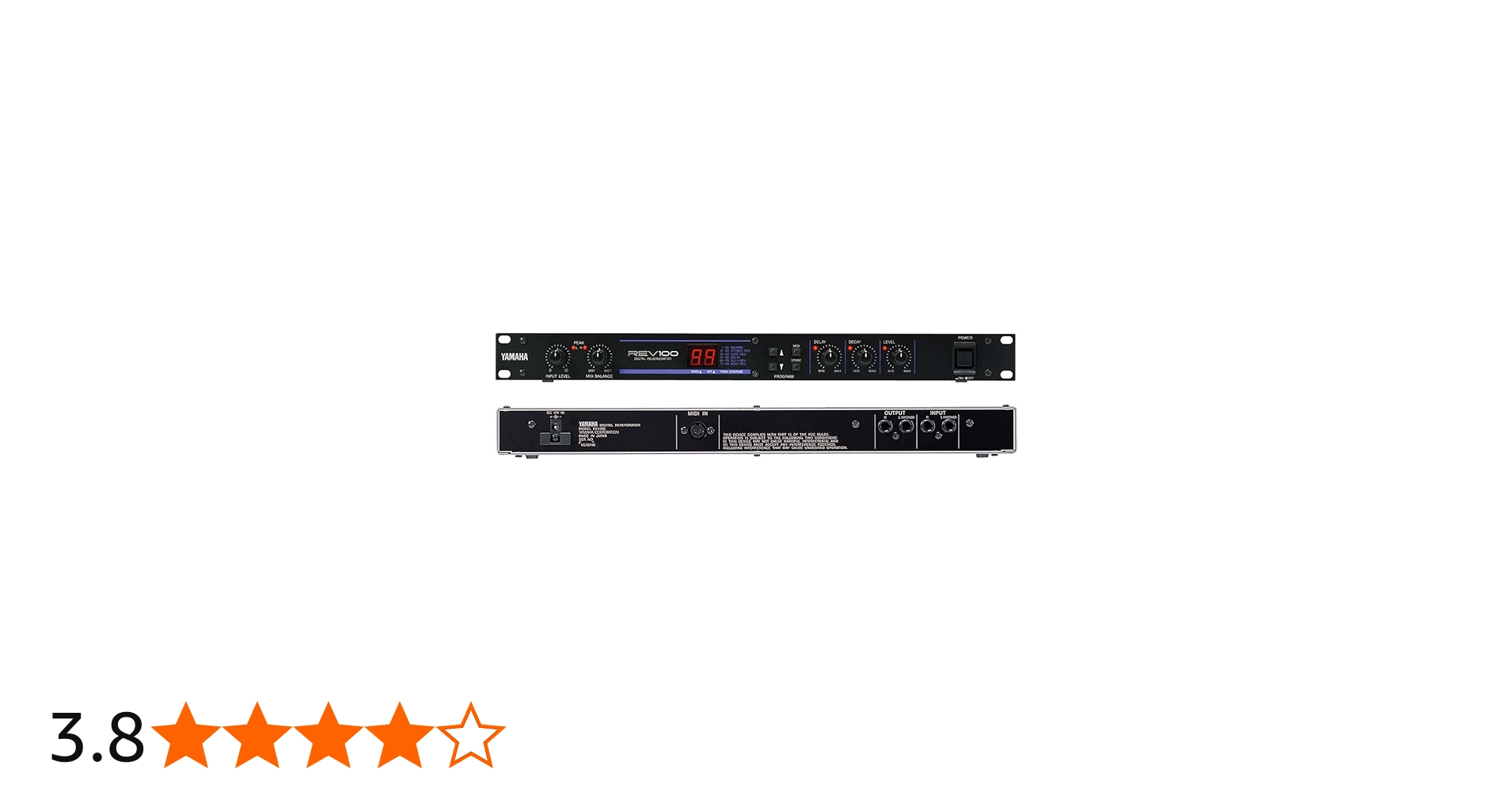 Amazon | リバーブプロセッサー YAMAHA REV100 | エフェクター