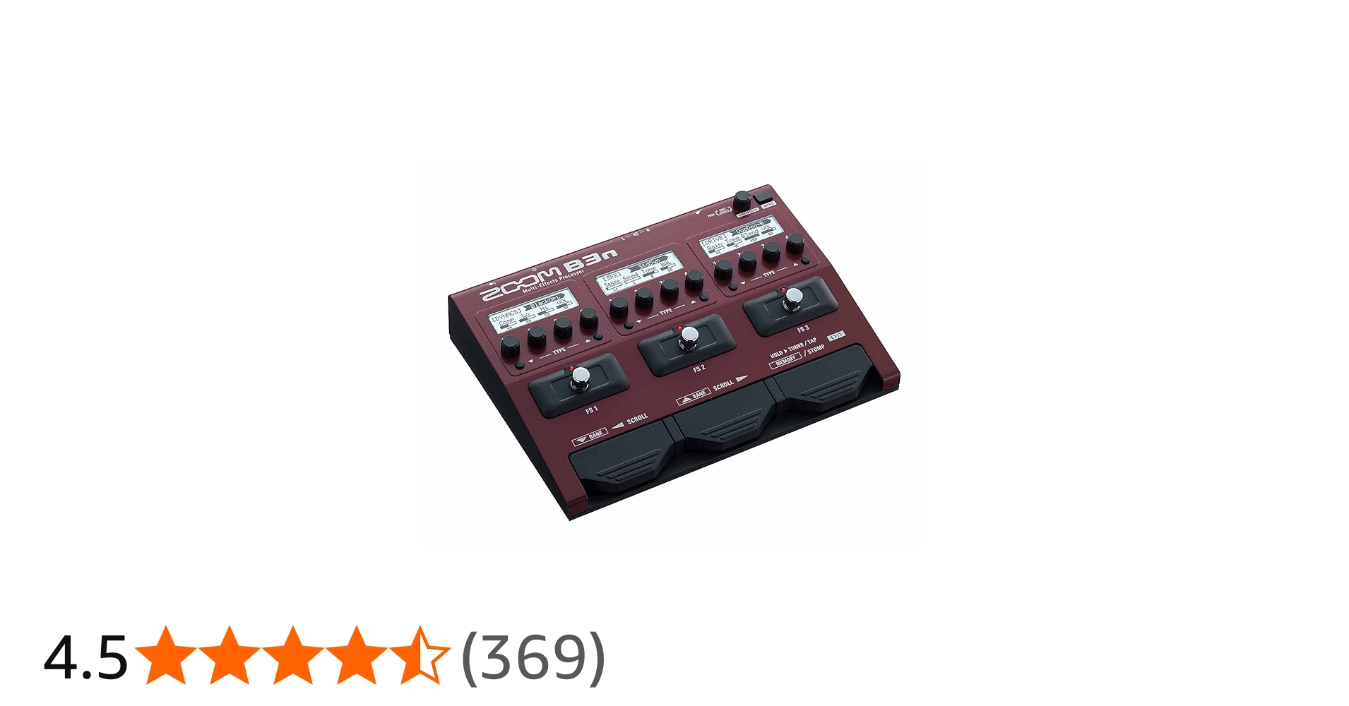 Amazon | ZOOM ズーム ベース用マルチエフェクツ・プロセッサー B3n