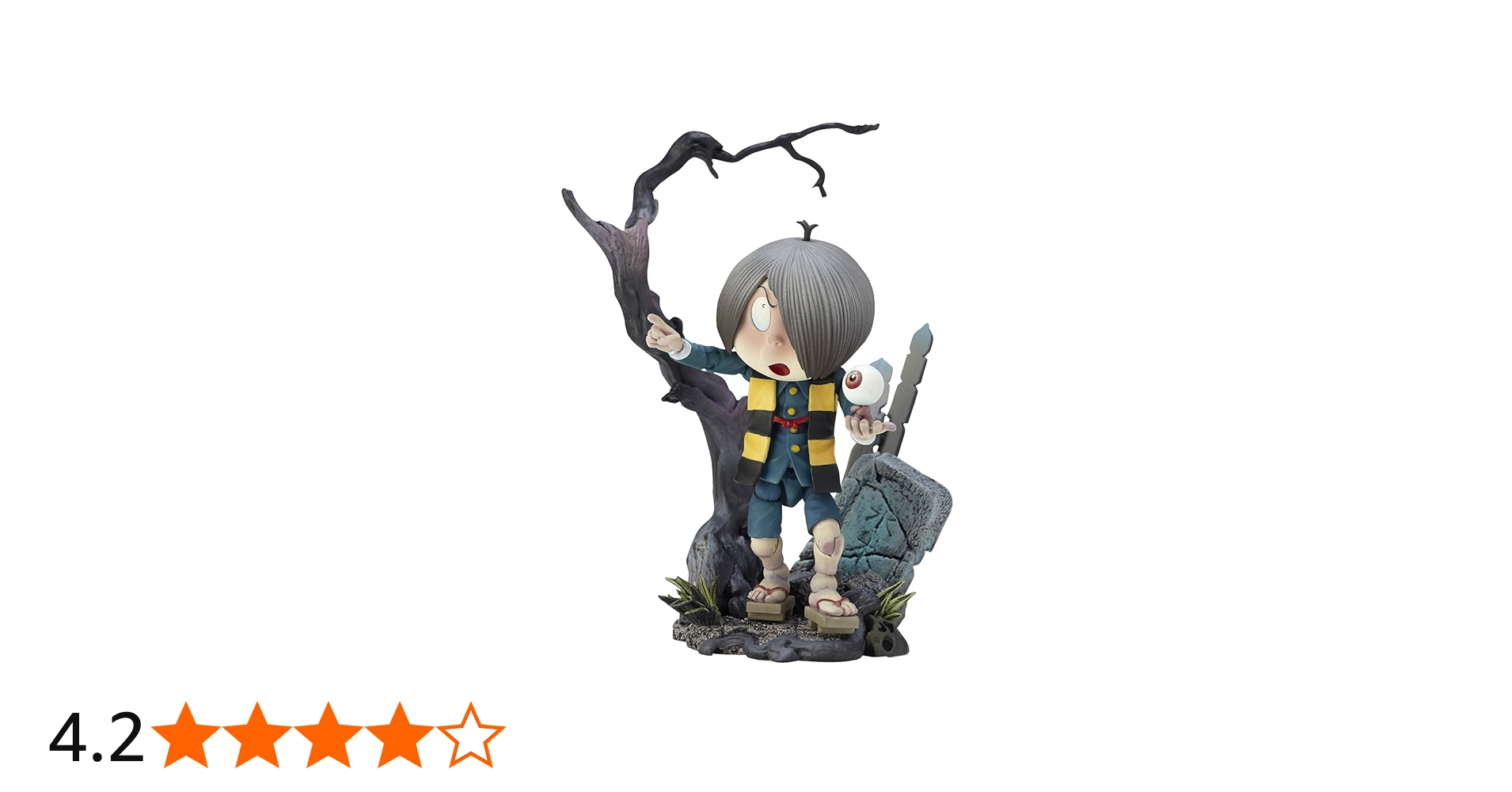 Amazon.co.jp: タケヤ式自在置物 ゲゲゲの鬼太郎立体絵巻 鬼太郎 全高