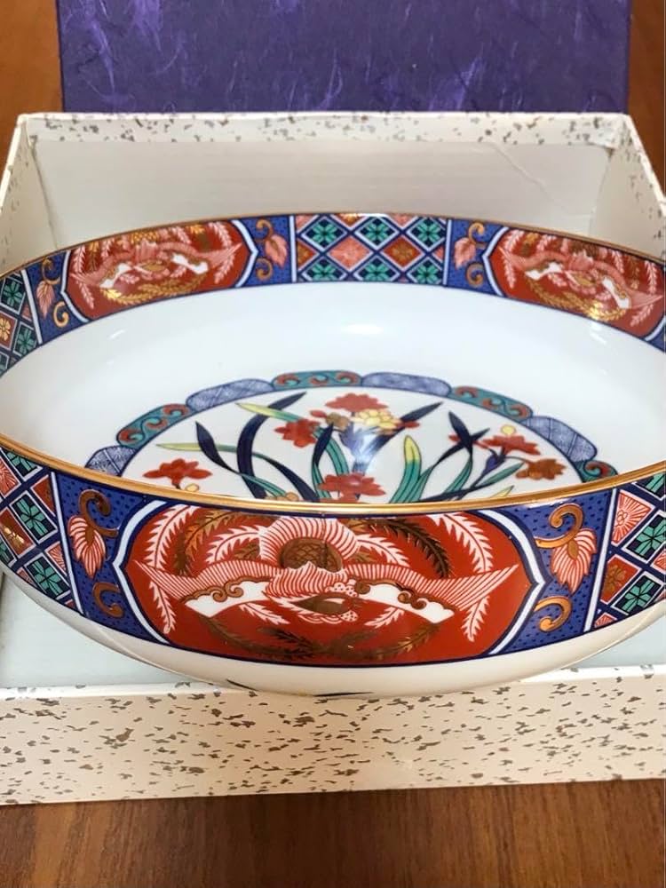 有田焼幸楽作、錦絵付盛鉢 有田焼幸楽作、錦絵付盛鉢 有田焼幸楽作