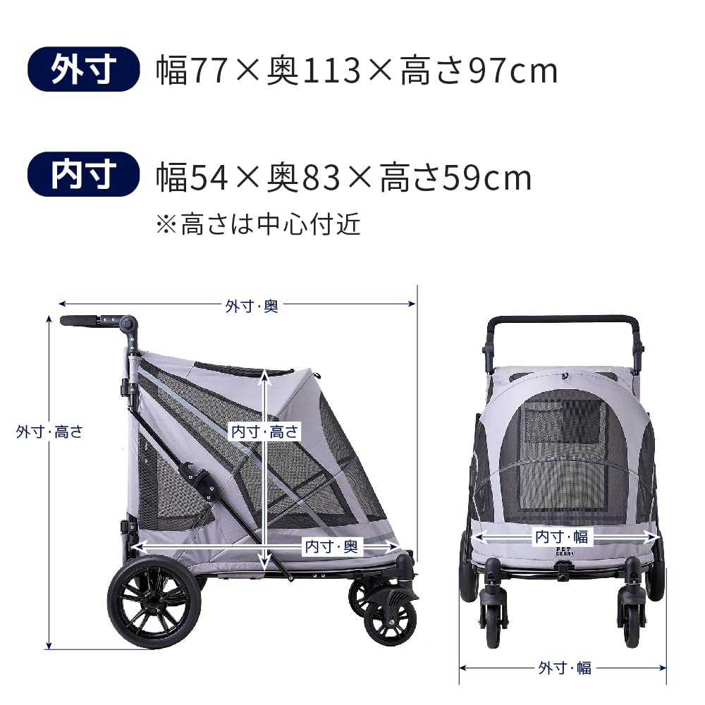Amazon | 【OFT】 PGソフトカート BIG ニュー ペット バギー ペット