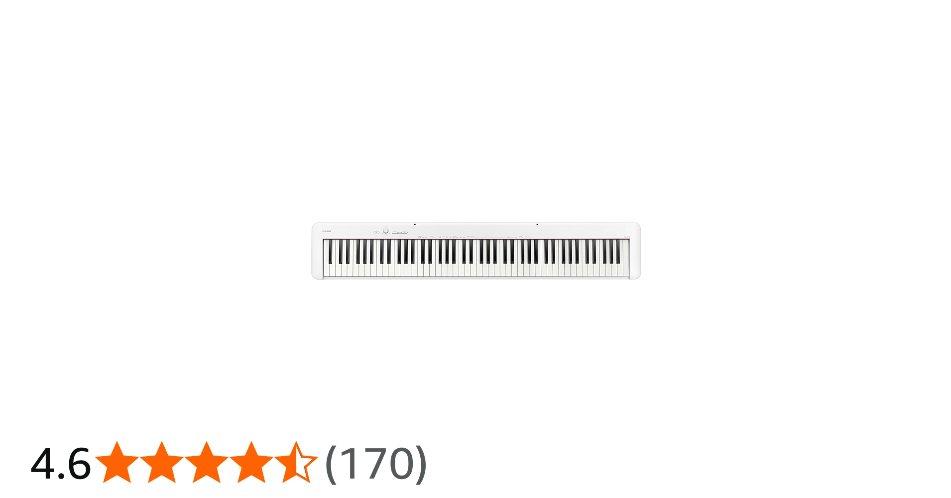 Amazon | カシオ(CASIO)電子ピアノ CDP-S110WE (ホワイト) 88鍵盤